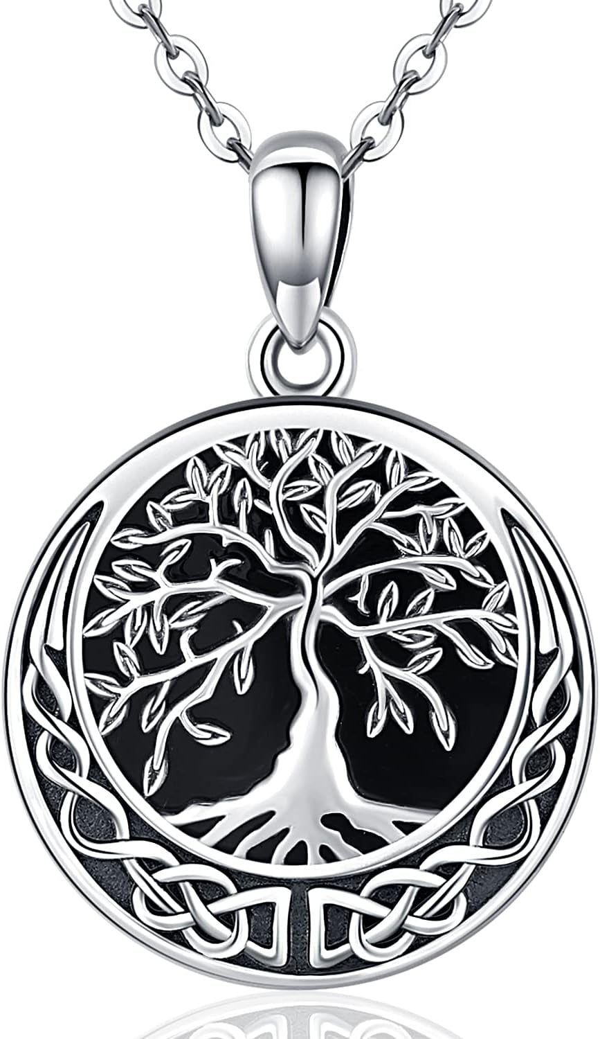 Tree of Life Necklace, Sterling Silver Pendant for Women Necklaces Jewelry (With Fine Gift Box)
