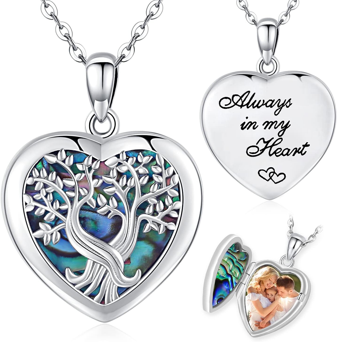 Tree of Life Necklace, Sterling Silver Pendant for Women Necklaces Jewelry (With Fine Gift Box)