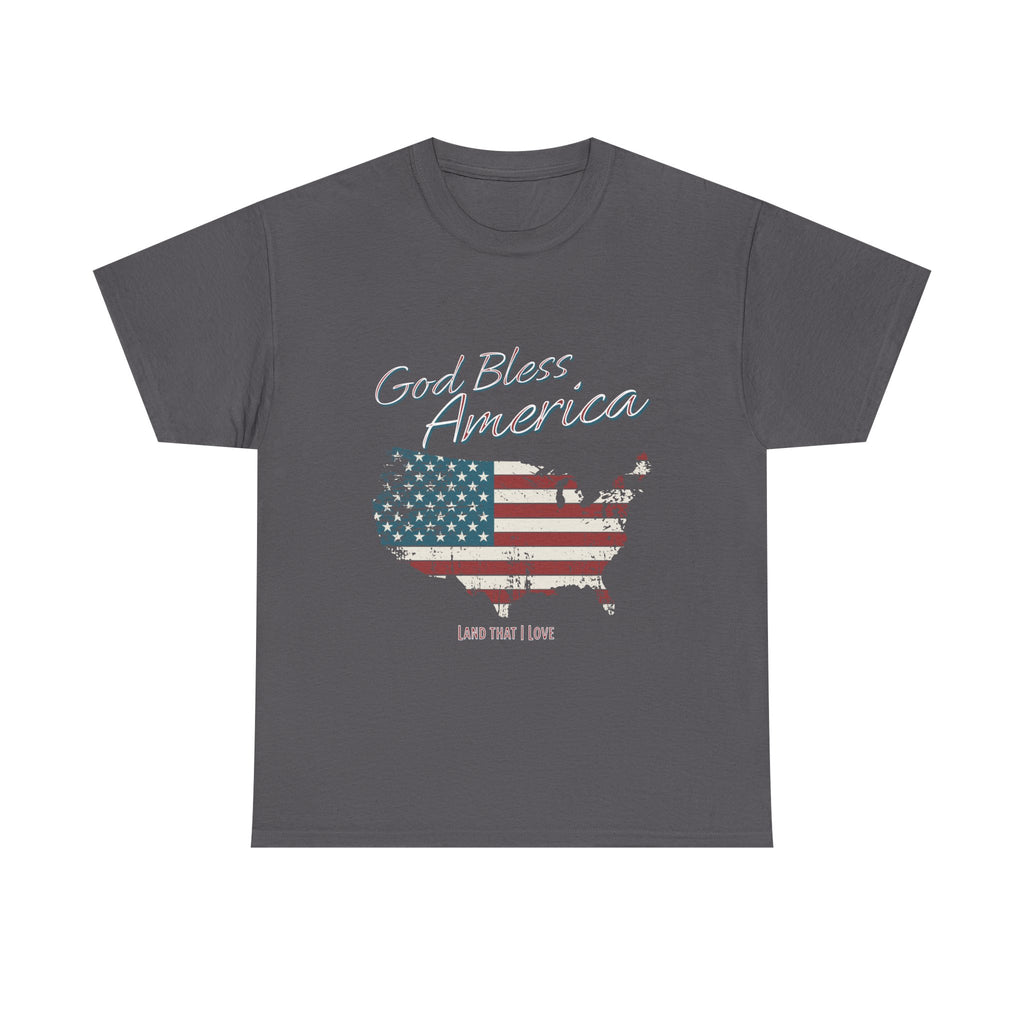 God Bless America Vintage Flag Patriotic T-Shirt – A Quiet Tribute to Faith, Freedom & Everyday Gratitude