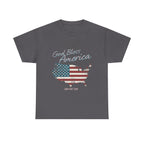 God Bless America Vintage Flag Patriotic T-Shirt – A Quiet Tribute to Faith, Freedom & Everyday Gratitude