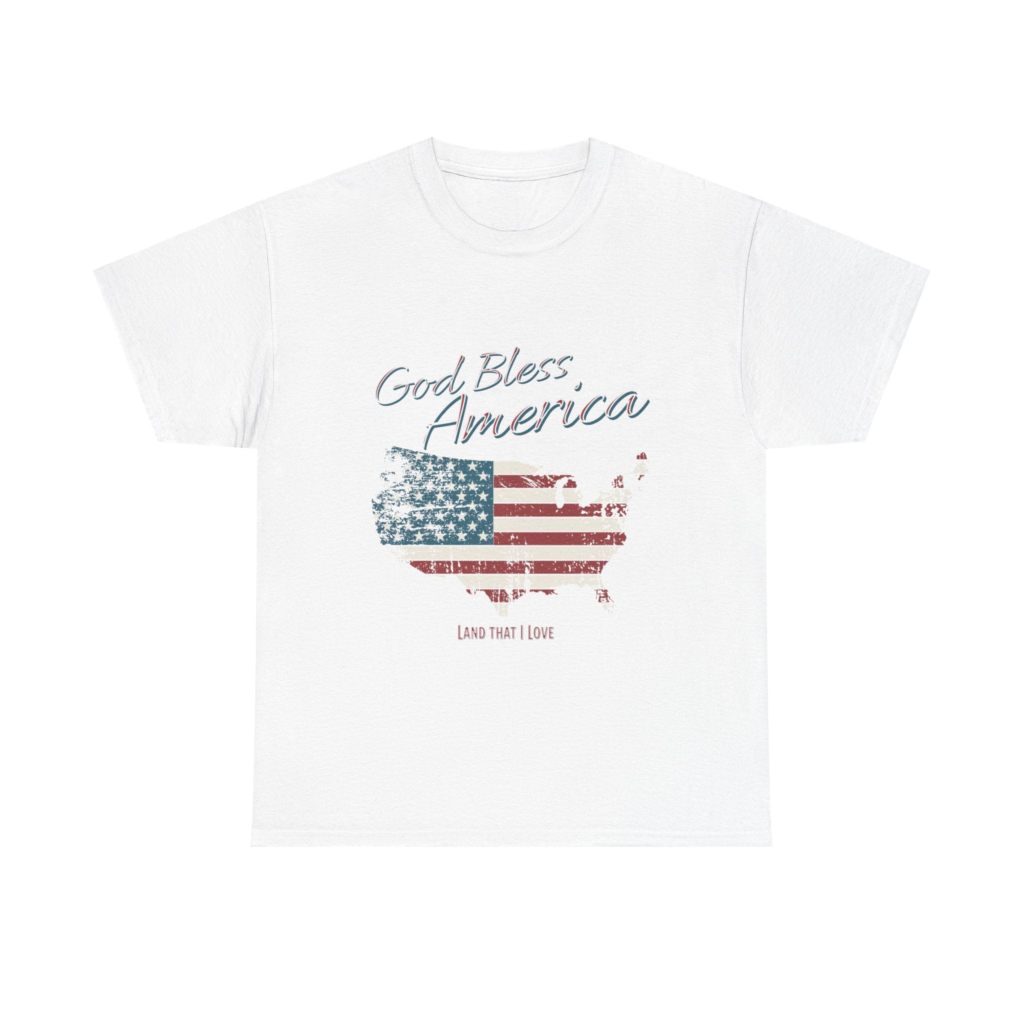 God Bless America Vintage Flag Patriotic T-Shirt – A Quiet Tribute to Faith, Freedom & Everyday Gratitude