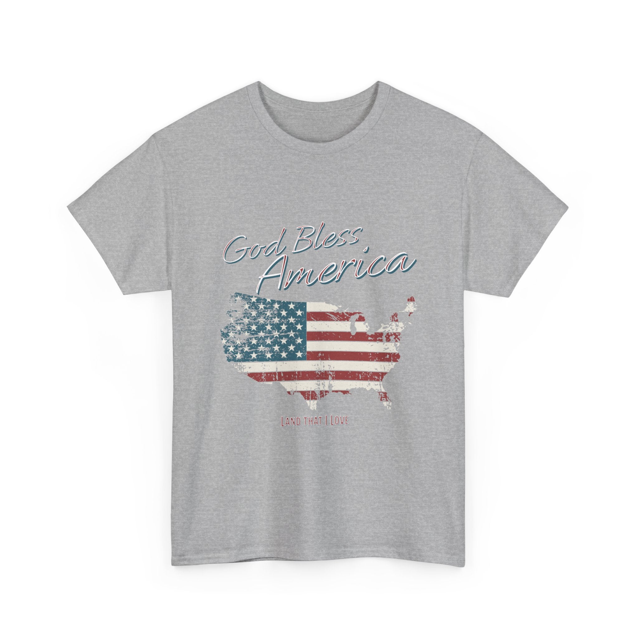 God Bless America Vintage Flag Patriotic T-Shirt – A Quiet Tribute to Faith, Freedom & Everyday Gratitude