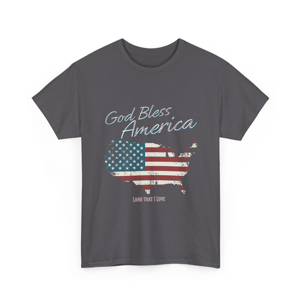 God Bless America Vintage Flag Patriotic T-Shirt – A Quiet Tribute to Faith, Freedom & Everyday Gratitude