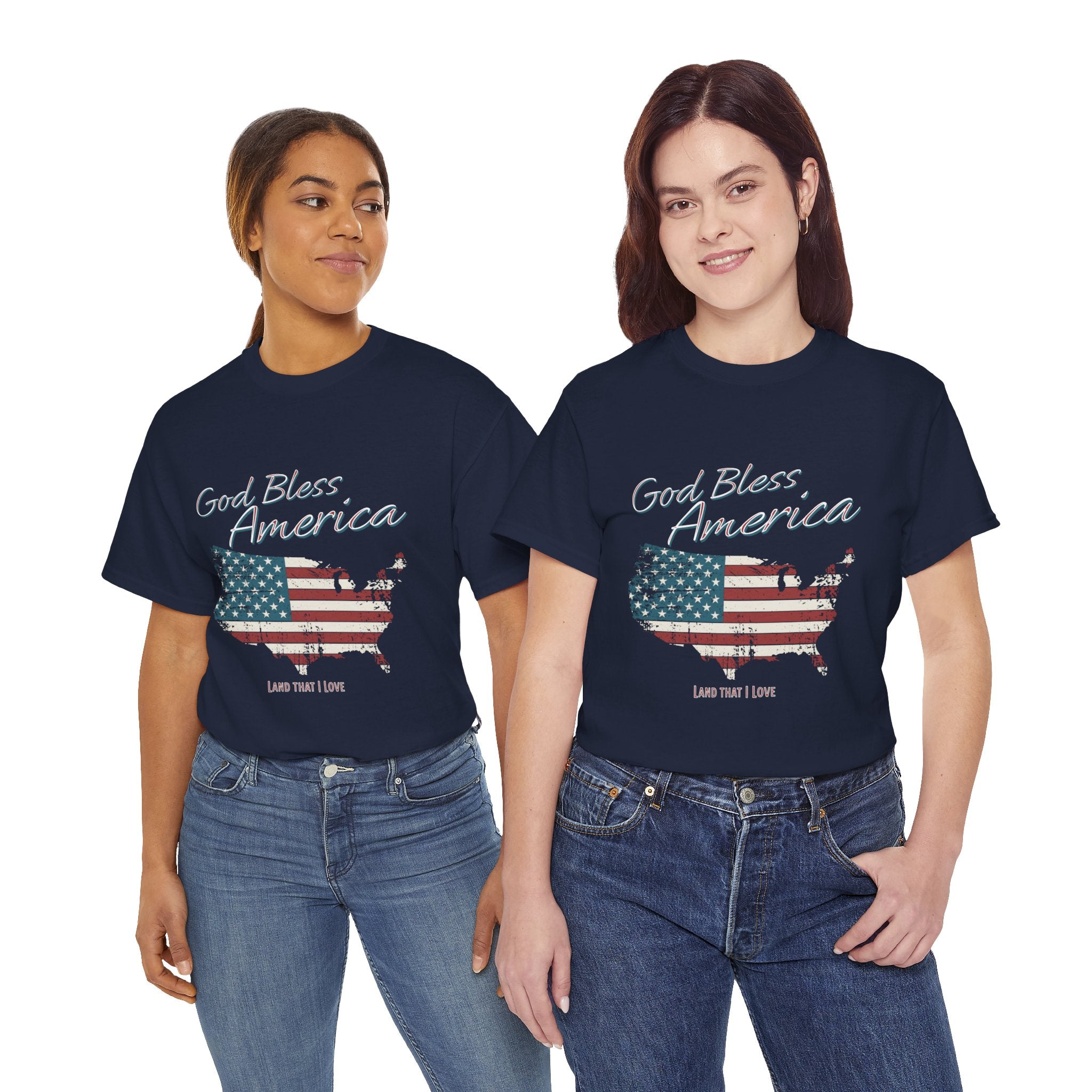 God Bless America Vintage Flag Patriotic T-Shirt – A Quiet Tribute to Faith, Freedom & Everyday Gratitude