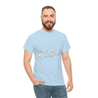 Blessed Lettered T-Shirt – Soft Cotton Tee with Subtle Gratitude Script – A Quiet Reminder of Faith, Grace & Inner Peace