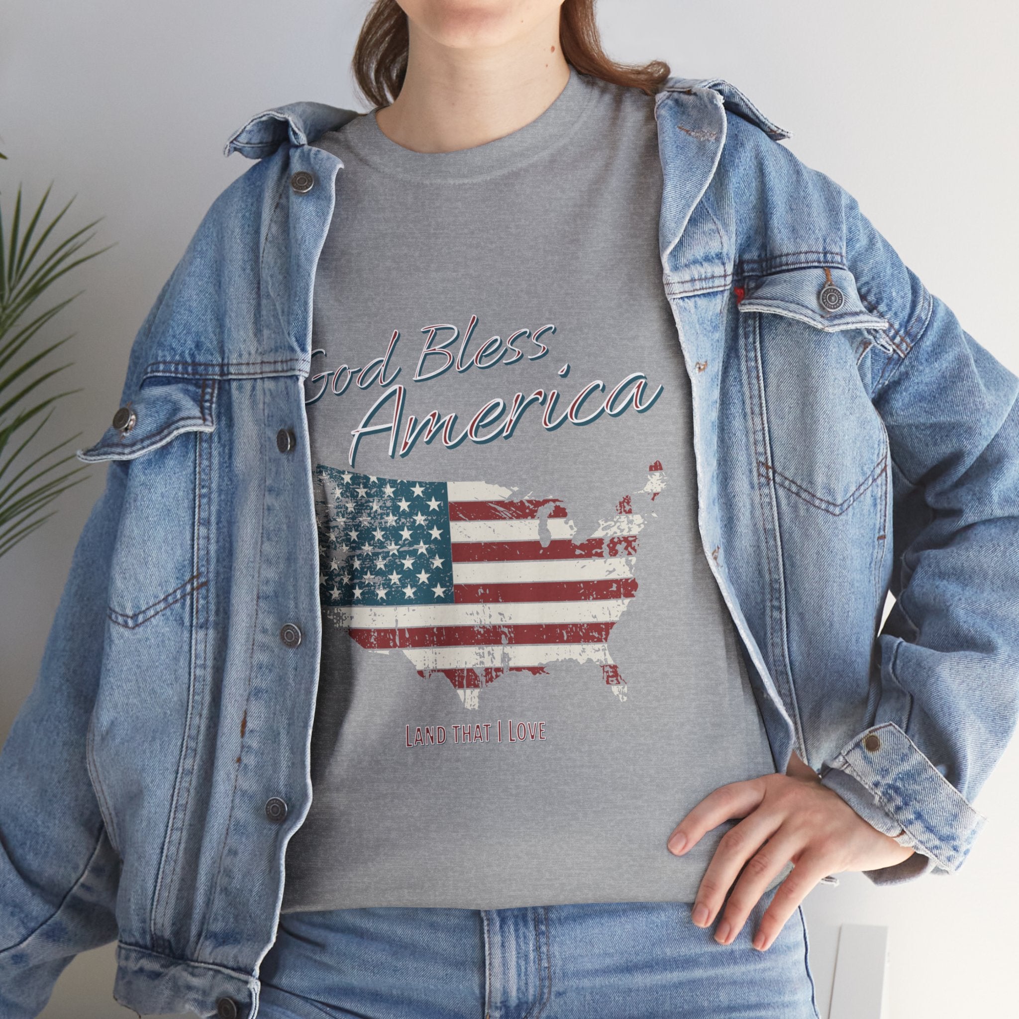 God Bless America Vintage Flag Patriotic T-Shirt – A Quiet Tribute to Faith, Freedom & Everyday Gratitude