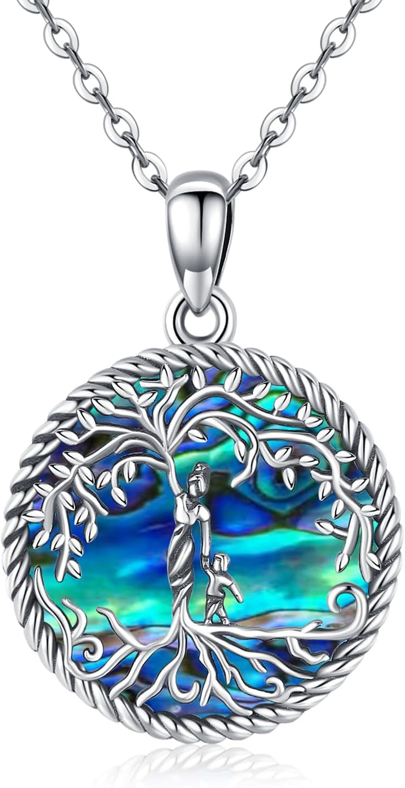 Tree of Life Necklace, Sterling Silver Pendant for Women Necklaces Jewelry (With Fine Gift Box)
