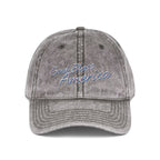 God Bless America Vintage Embroidered Cap – Distressed Patriotic Hat – A Quiet Badge of Faith, Freedom & Everyday Gratitude