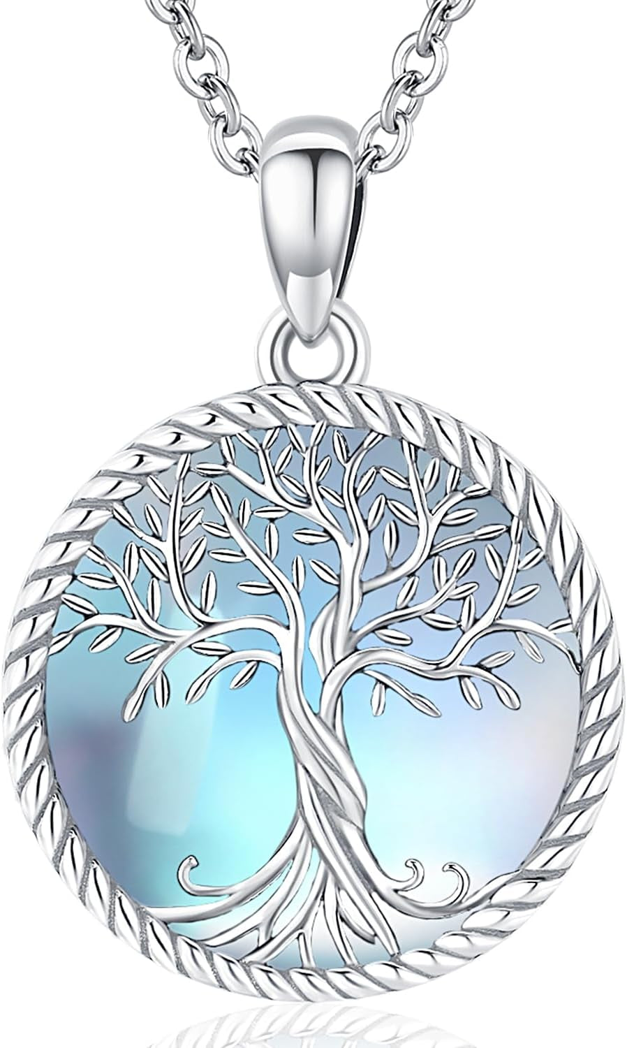 Tree of Life Necklace, Sterling Silver Pendant for Women Necklaces Jewelry (With Fine Gift Box)