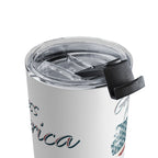 God Bless America 10oz Vacuum-Insulated Tumbler – Patriotic Stainless Steel Travel Cup – A Compact Prayer for Faith, Freedom & Everyday Thanks