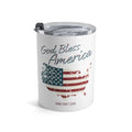 God Bless America 10oz Vacuum-Insulated Tumbler – Patriotic Stainless Steel Travel Cup – A Compact Prayer for Faith, Freedom & Everyday Thanks
