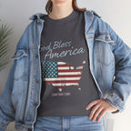 God Bless America Vintage Flag Patriotic T-Shirt – A Quiet Tribute to Faith, Freedom & Everyday Gratitude