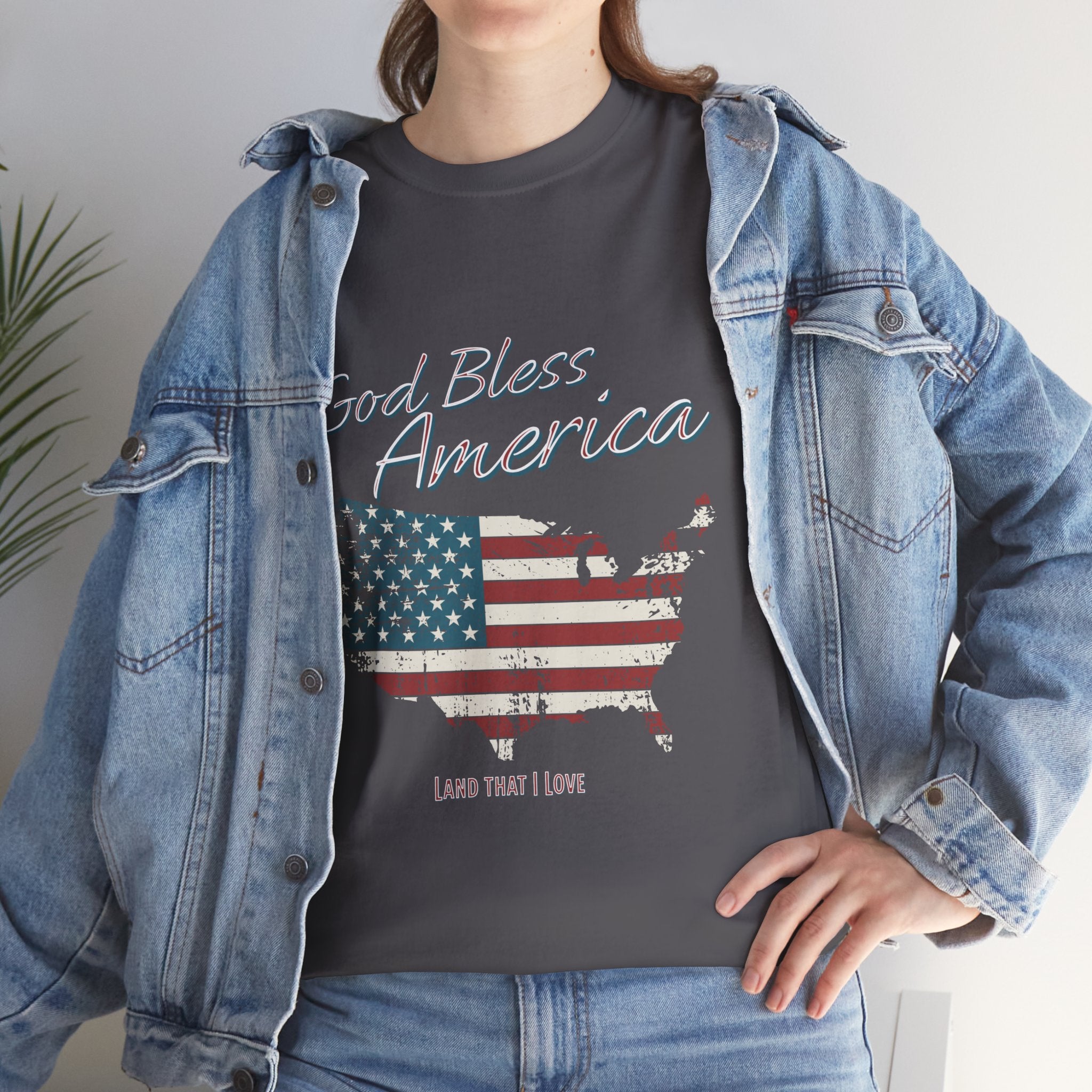 God Bless America Vintage Flag Patriotic T-Shirt – A Quiet Tribute to Faith, Freedom & Everyday Gratitude