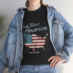 God Bless America Vintage Flag Patriotic T-Shirt – A Quiet Tribute to Faith, Freedom & Everyday Gratitude