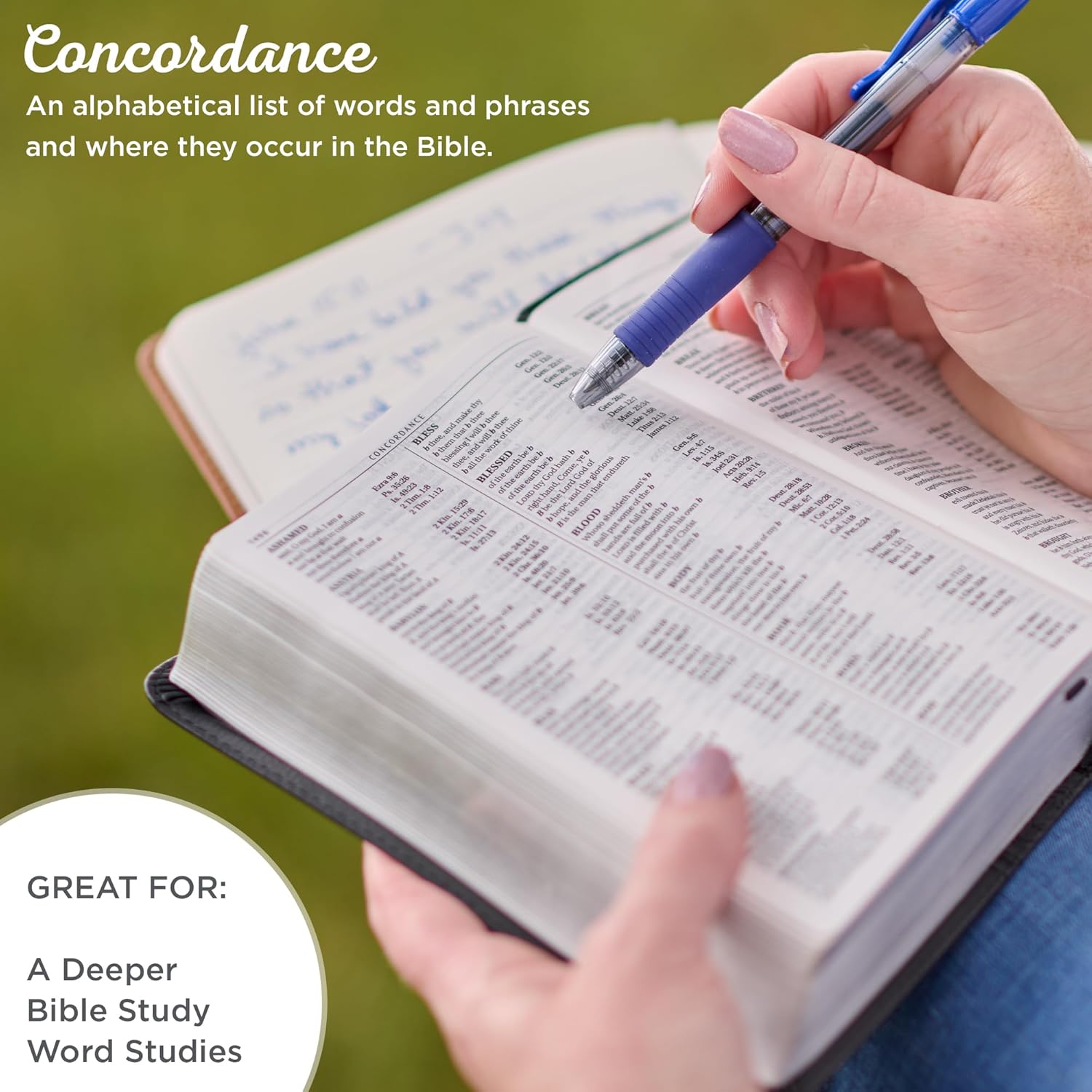 KJV Compact Large Print Bible, Aqua Blue Faux Leather, Red Letter – A Guide to Faith and Youthful Awakening