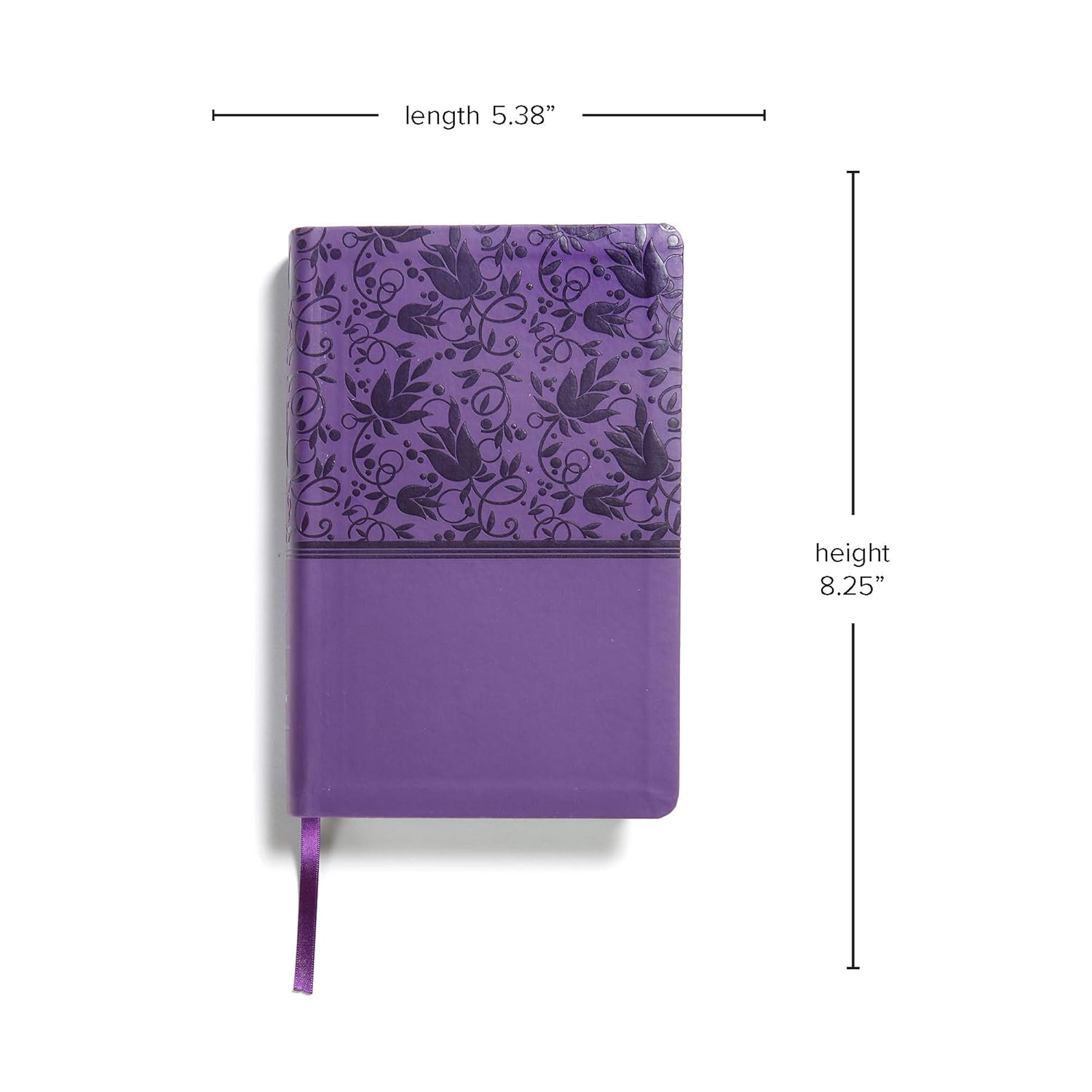 KJV Large Print Personal Size Bible, Purple LeatherTouch Indexed, Red Letter – A Guide to Faith and Soulful Discovery