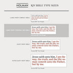 KJV Large Print Personal Size Bible, Charcoal Leathertouch, Red Letter – A Beacon of Wisdom and Spiritual Clarity