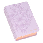 KJV Compact Large Print Bible, Lavender Vegan Leather, Red Letter – A Bloom of Faith and Spiritual Joy