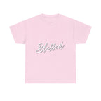 Blessed Lettered T-Shirt – Soft Cotton Tee with Subtle Gratitude Script – A Quiet Reminder of Faith, Grace & Inner Peace