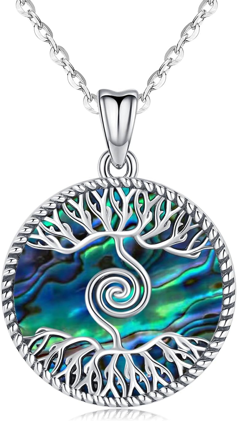 Tree of Life Necklace, Sterling Silver Pendant for Women Necklaces Jewelry (With Fine Gift Box)