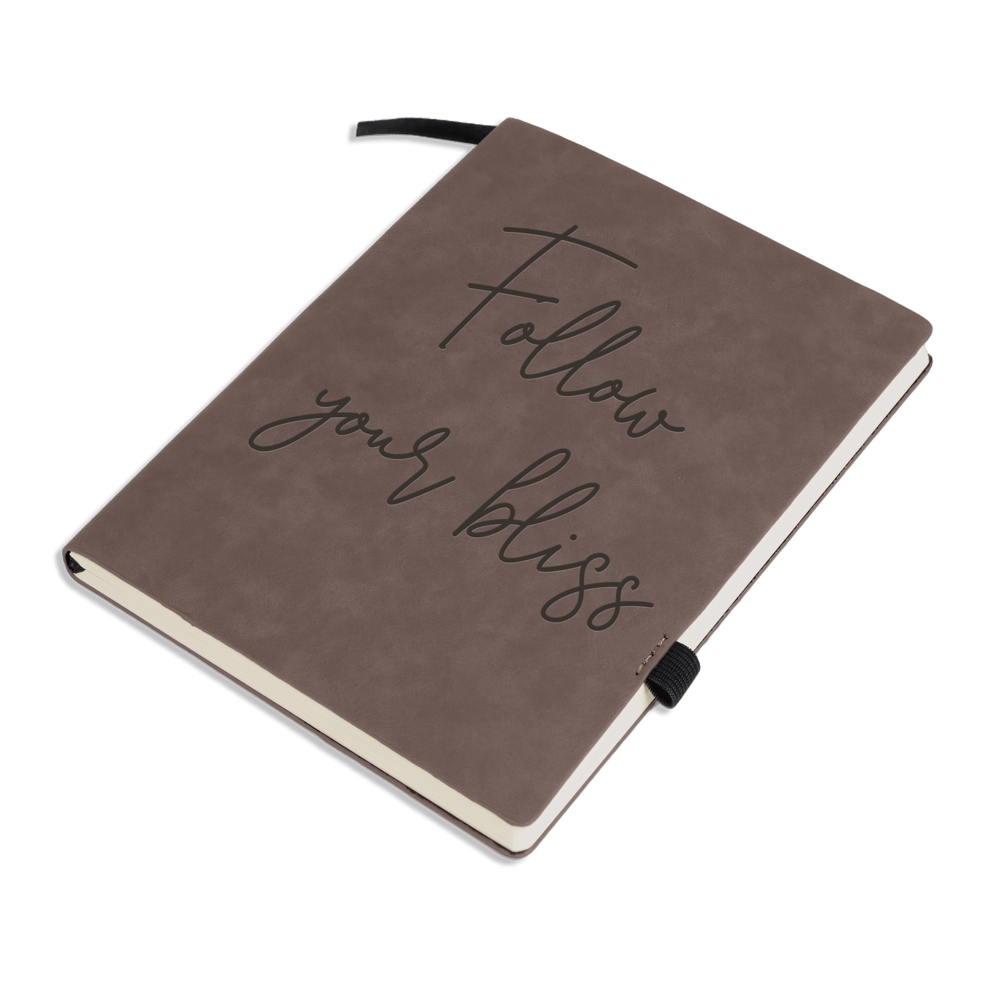 Follow your Bliss Engraved Leather Notebook (Made in US)