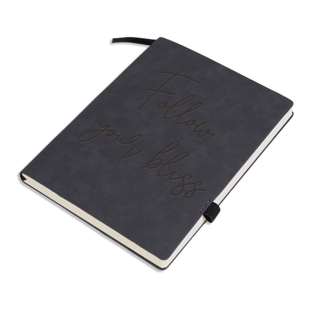 Follow your Bliss Engraved Leather Notebook (Made in US)