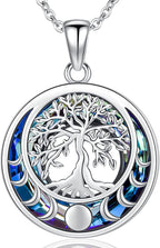 Tree of Life Necklace, Sterling Silver Pendant for Women Necklaces Jewelry (With Fine Gift Box)
