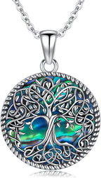 Tree of Life Necklace, Sterling Silver Pendant for Women Necklaces Jewelry (With Fine Gift Box)