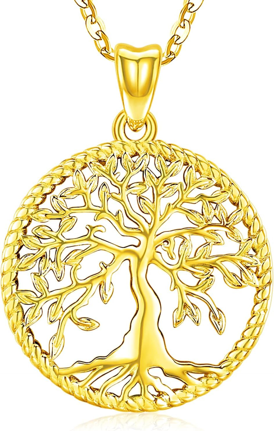 Tree of Life Necklace, Sterling Silver Pendant for Women Necklaces Jewelry (With Fine Gift Box)