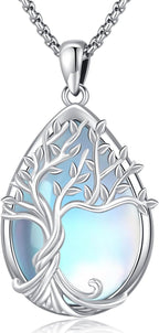 Tree of Life Necklace, Sterling Silver Pendant for Women Necklaces Jewelry (With Fine Gift Box)