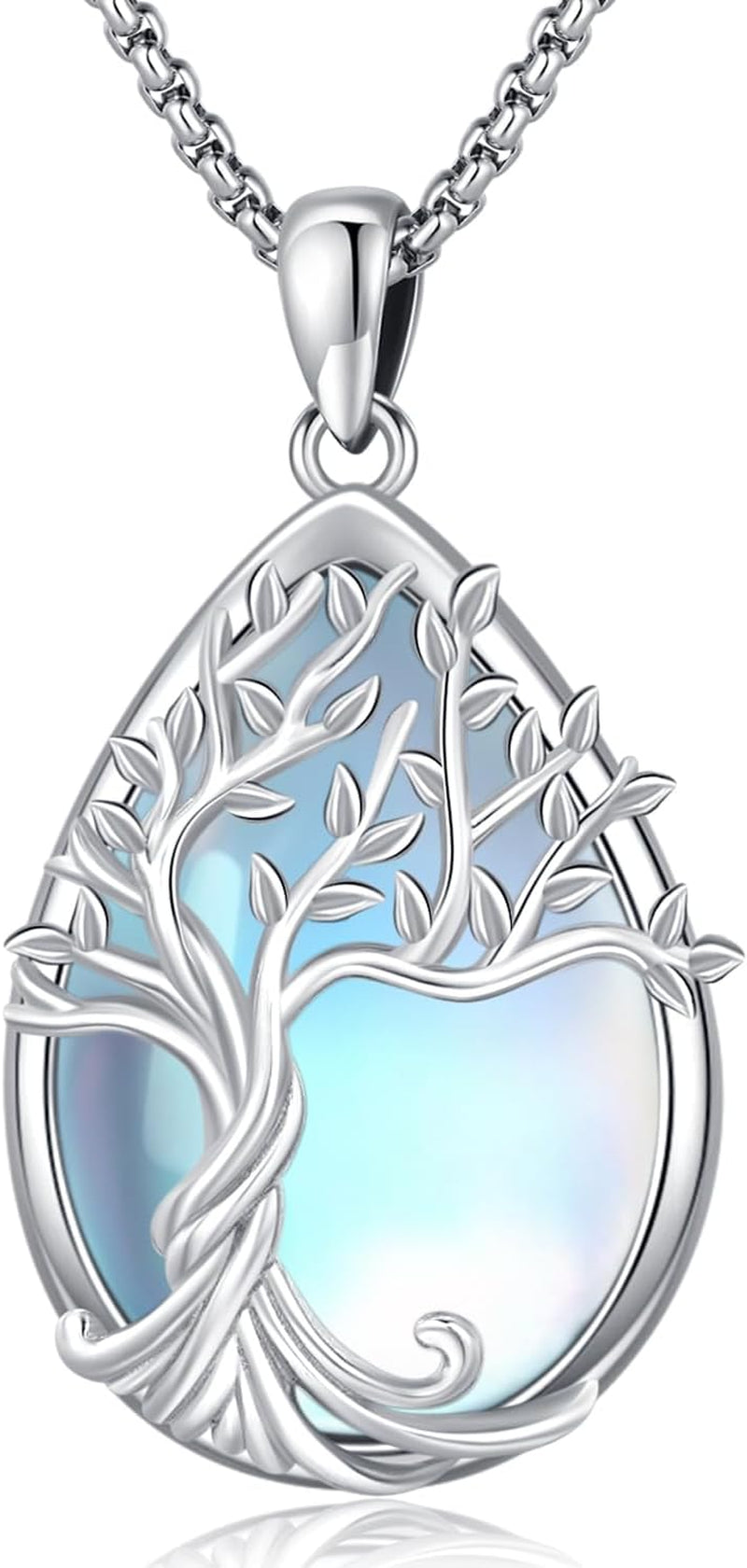 Tree of Life Necklace, Sterling Silver Pendant for Women Necklaces Jewelry (With Fine Gift Box)