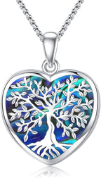 Tree of Life Necklace, Sterling Silver Pendant for Women Necklaces Jewelry (With Fine Gift Box)