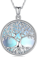 Tree of Life Necklace, Sterling Silver Pendant for Women Necklaces Jewelry (With Fine Gift Box)