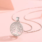 Tree of Life Necklace, Sterling Silver Pendant for Women Necklaces Jewelry (With Fine Gift Box)