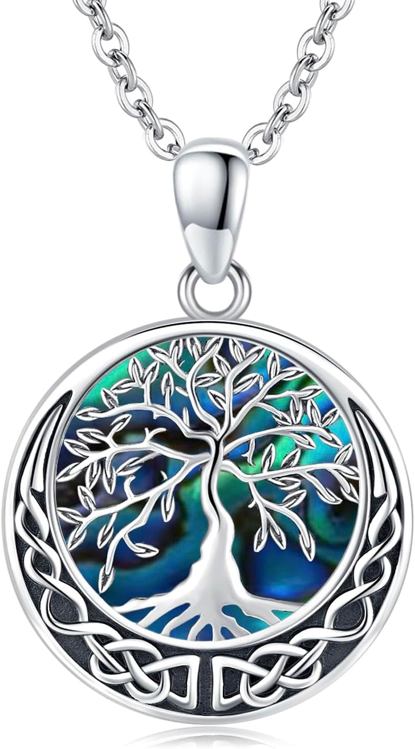 Tree of Life Necklace, Sterling Silver Pendant for Women Necklaces Jewelry (With Fine Gift Box)