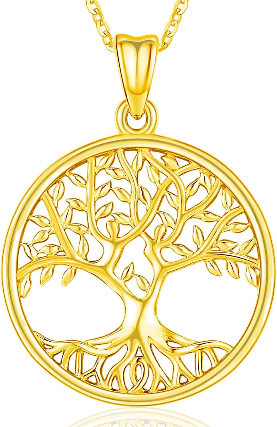 Tree of Life Necklace, Sterling Silver Pendant for Women Necklaces Jewelry (With Fine Gift Box)